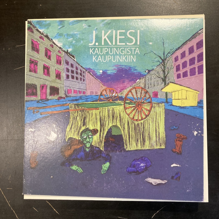J. Kiesi - Kaupungista kaupunkiin 7'' (VG+/VG+) -folk rock-